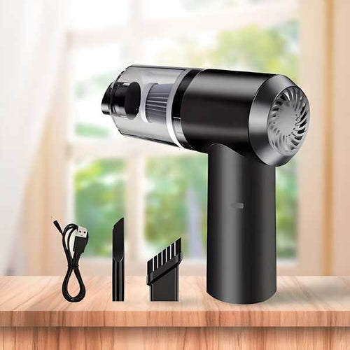2-in-1 Wireless Vacuum Cleaner & Air Duster | 5500PA Powerful Suction | Portable Car & Home Cleaning Device